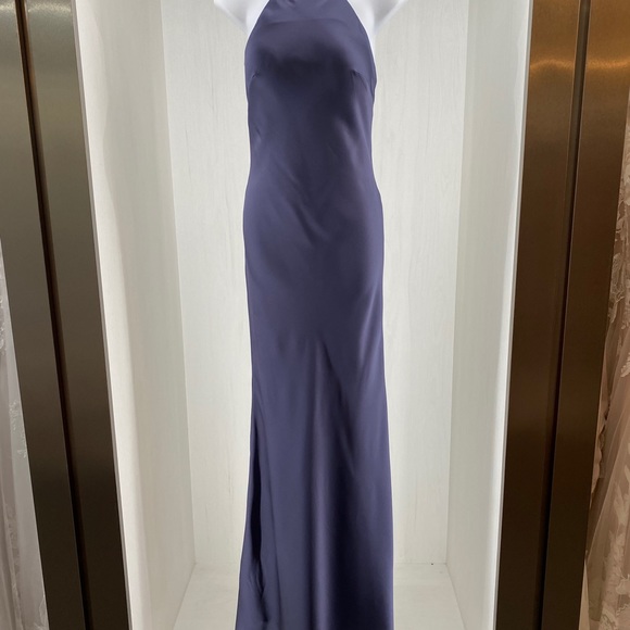 Mori Lee satin Sheath Gown - Picture 4 of 8